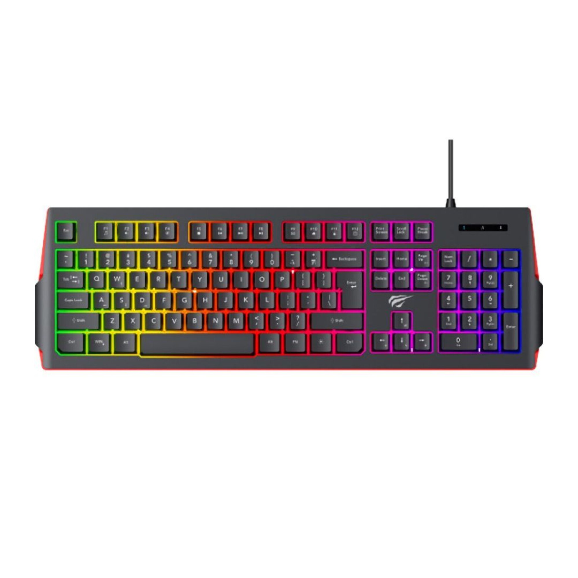 Teclado Gamer Havit KB866L Negro