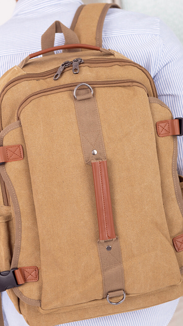 MOCHILA CANVAS HIMALAYA KAKI