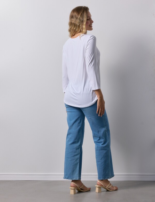 Remera Aros Metal BLANCO