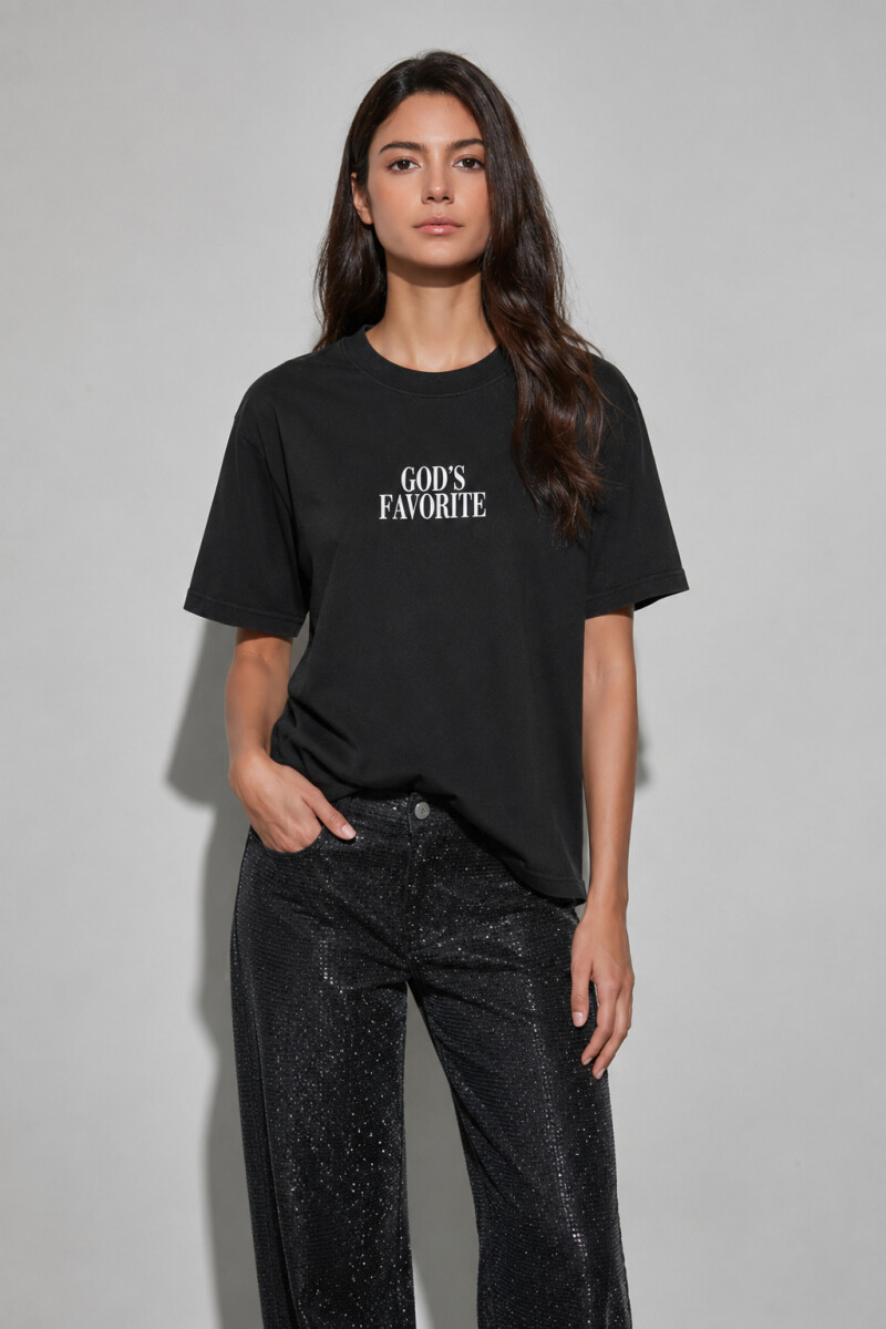 REMERA DENA TEXT - VARIANTE 2 