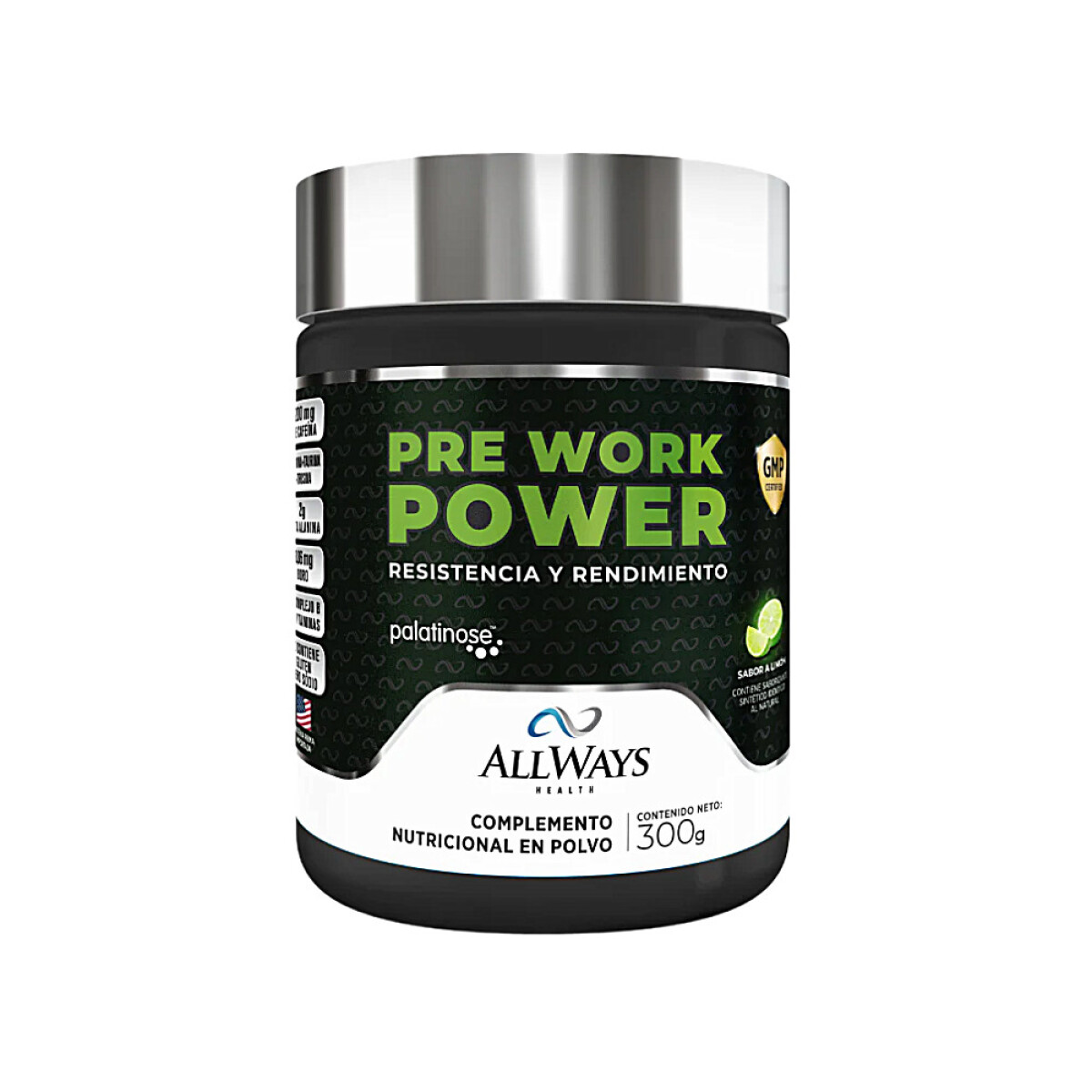 ALLWAYS PRE WORK POWER 300GR LIMON 