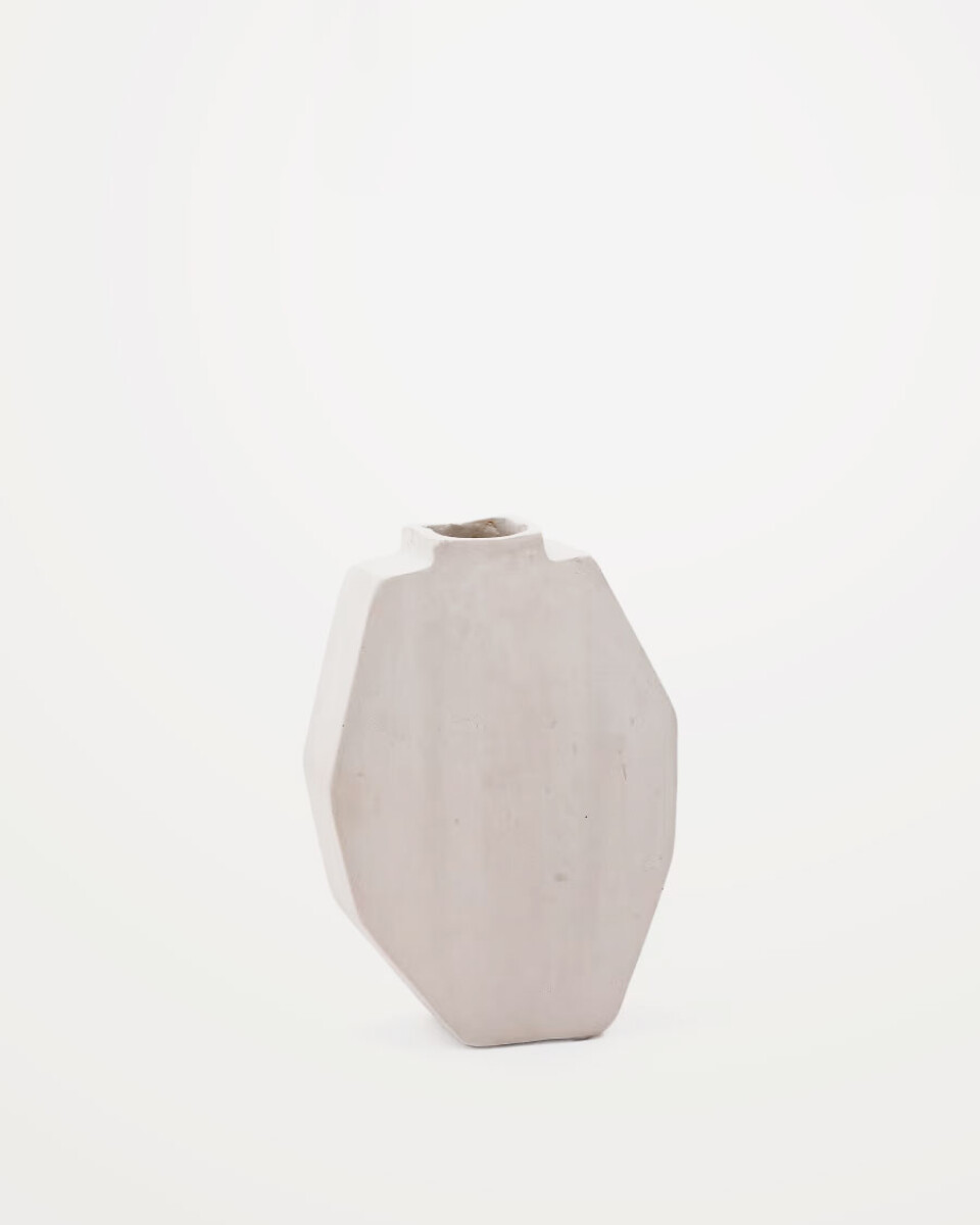 Jarrón Lahara de papel maché gris 32 cm 