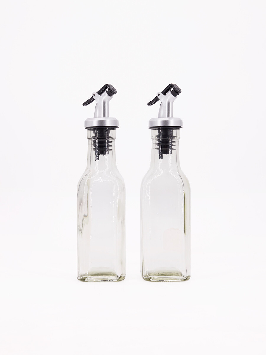 ACEITERO / VINAGRERO DE VIDRIO - TRANSPARENTE 