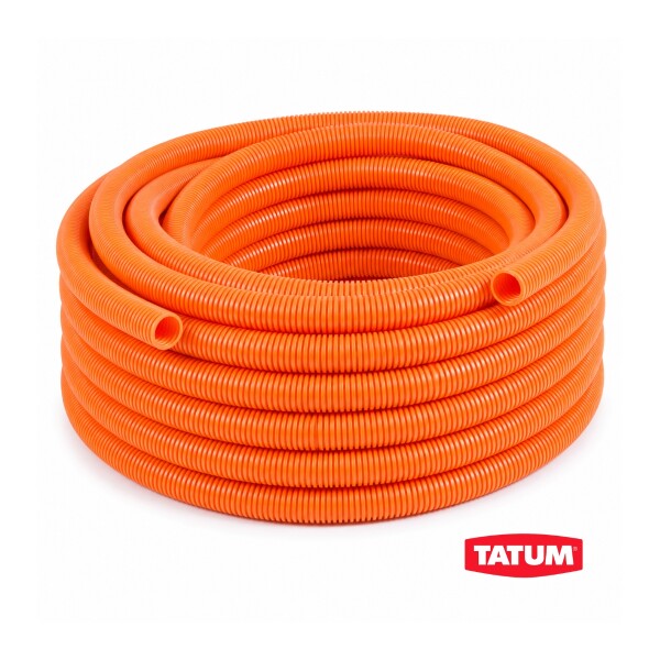 CAÑO CORRUGADO NARANJA 20MM NEIGARSAN X ROLLO 50MTRS Caño Corrugado Naranja 20mm Neigarsan X Rollo 50mtrs