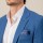 Saco Lino Custom fit Blue
