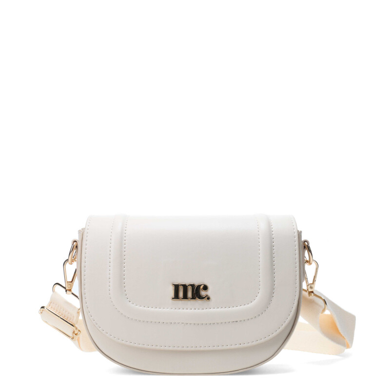 Cartera Miss Carol Jono Clasica Blanco Hueso