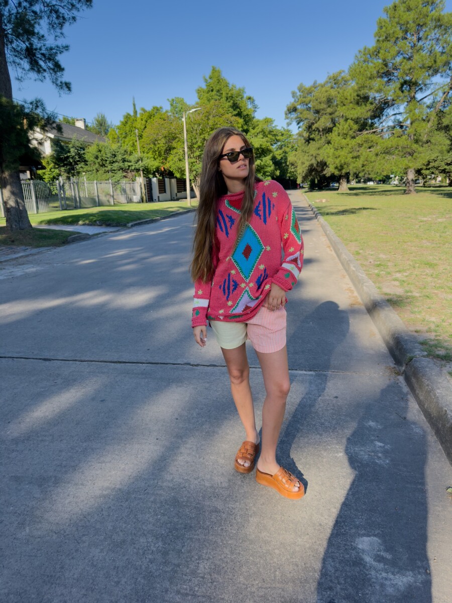 Sweater Gitano - Base Salmón 