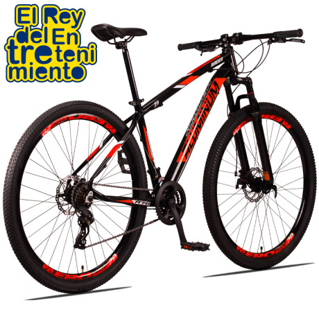 Bicicleta Montaña Rod 29 Freno Disco Aluminio Cambios Rojo