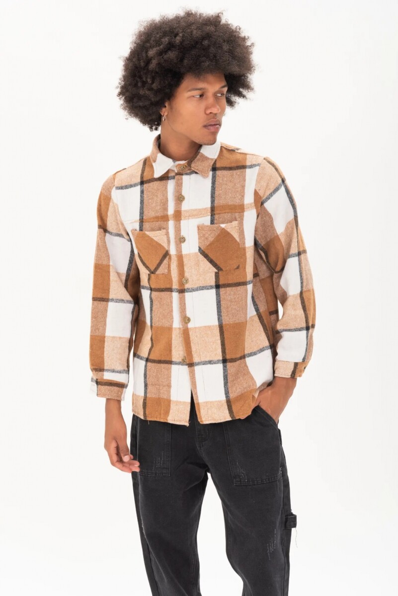 Camisa Lumber - Beige 