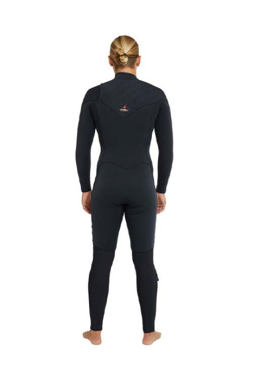 Hyperfreak Fire Dama 4/3mm - Chest Zip Full Wetsuit - Negro Hyperfreak Fire Dama 4/3mm - Chest Zip Full Wetsuit - Negro