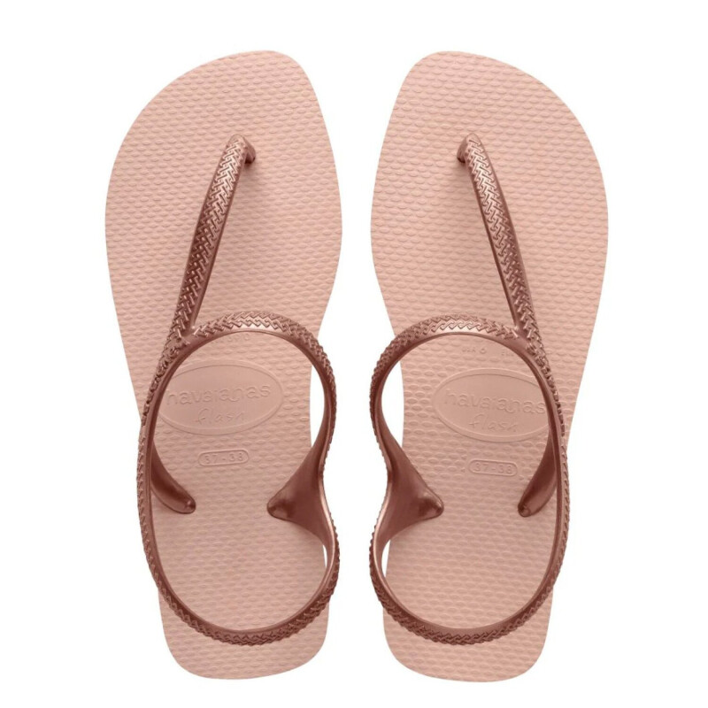 Sandalias de Mujer Havaianas Flash Urban Rosa Ballet - Dorado