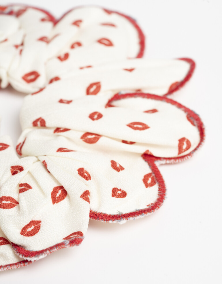 Skunzies Estampados Maxi Scrunchie Estampada - Combinacion Bicolor