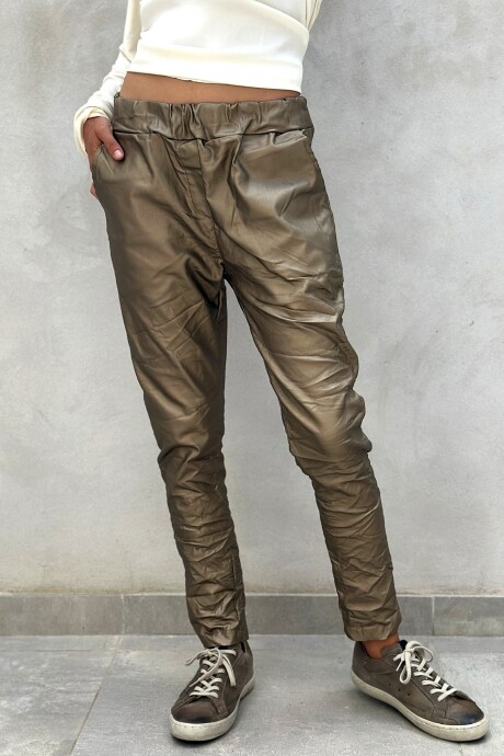 PANTALÓN GALA DORADO