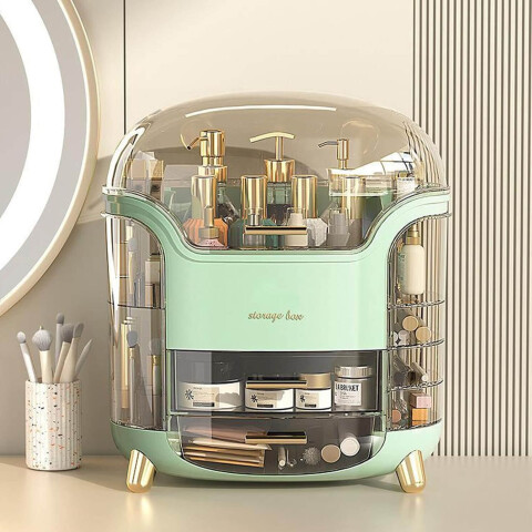 Organizador De Maquillaje Y Cosmeticos Perfumes Acrilico Beauty Imback Color Verde Claro Organizador De Maquillaje Y Cosmeticos Perfumes Acrilico Beauty Imback Color Verde Claro