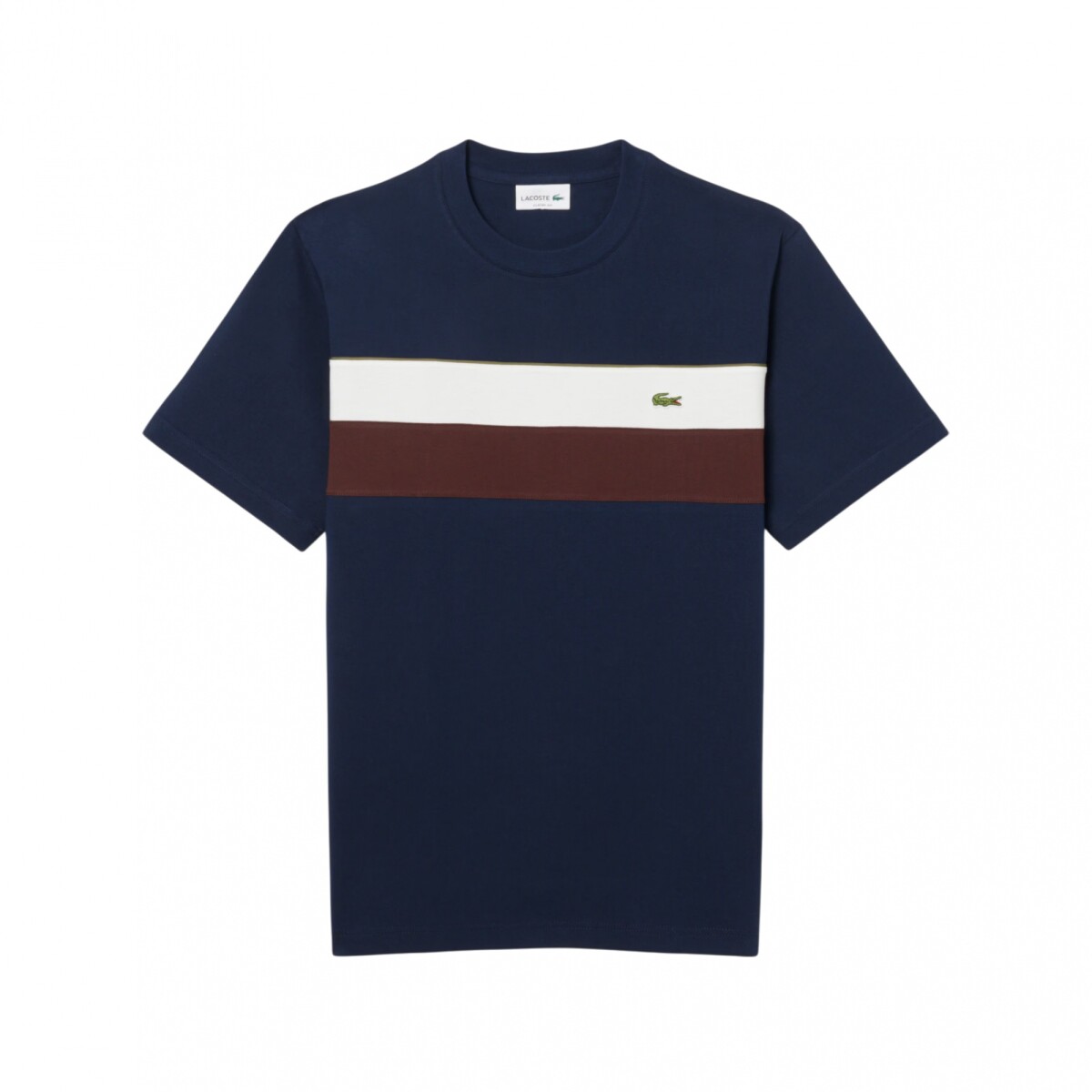 REMERA LACOSTE COLOR BLOCK - Blue 