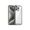 Protector para iPhone 16 Pro Max bordes color gris Protector Para Iphone 16 Pro Max Bordes Color Gris