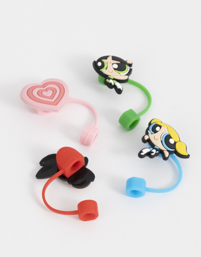 Rega Varios Set De Toppers De Silicona "chicas Superpoderosas" - Combinacion Multicolor