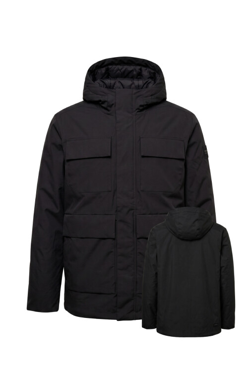 Campera O'Neill Parka Arsenal Negro