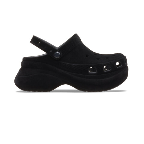Plataformas Crocs Bae Velvet Clog W Mujer Black