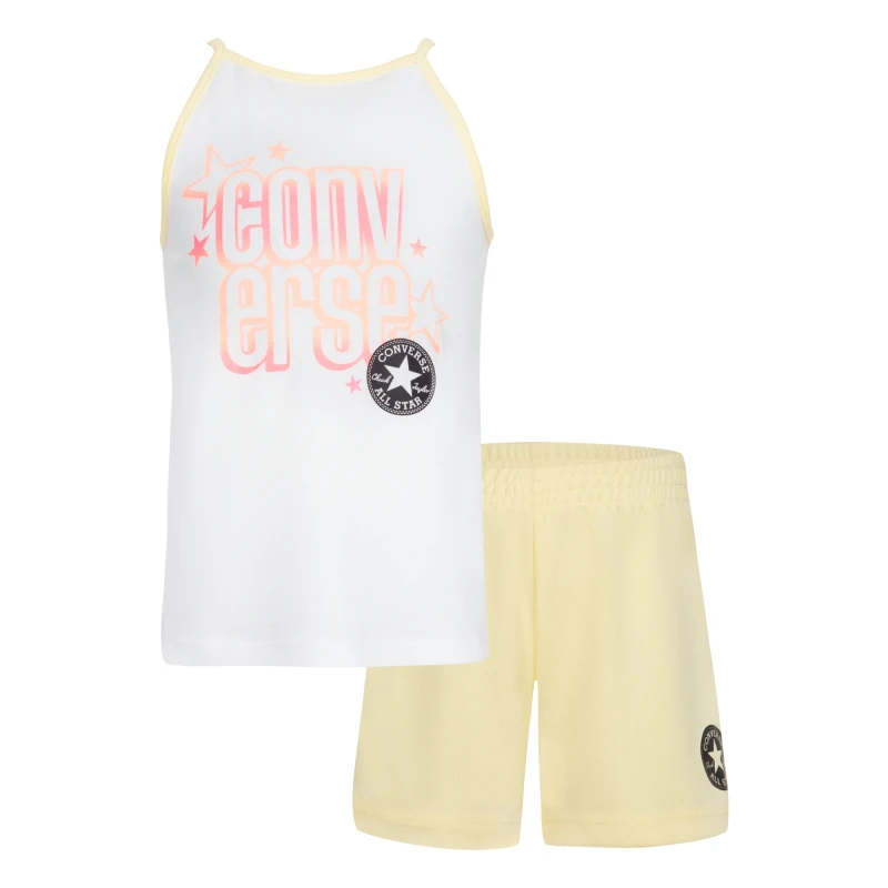 Conjunto All Star Grafhic Set de Niña Amarillo