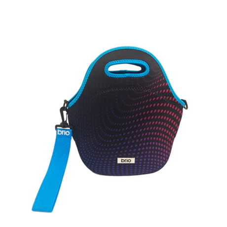 Lunchera Neopreno Brio Termica Varios Diseños Correa Asa FADE