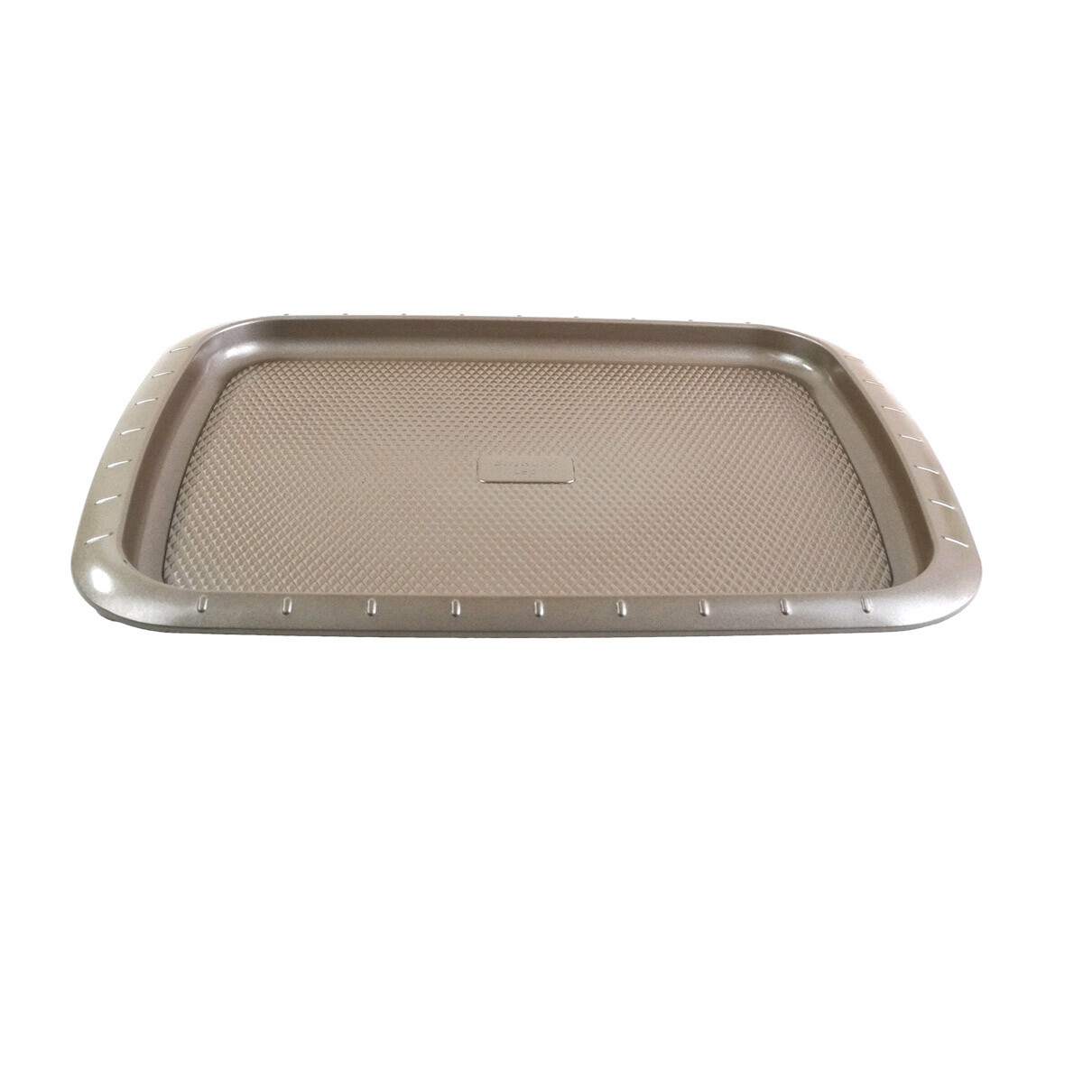 BANDEJA RECTANGULAR METAL 38X28.5X2CM 583GR GOLDEN 