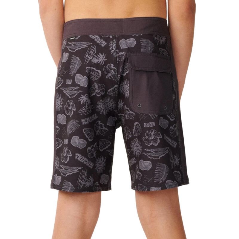 Boardshort Rip Curl Surf Shack Elasto Niño - Negro Boardshort Rip Curl Surf Shack Elasto Niño - Negro