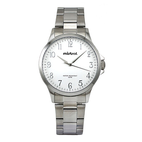 Reloj Mistral Clasico Acero Plata 07