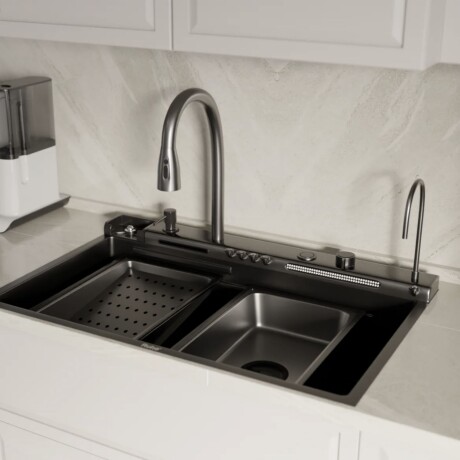 Pileta Acero Inox Multifuncion con lava vaso Pileta Acero Inox Multifuncion con lava vaso