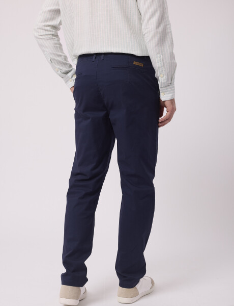 Pantalon chino azul