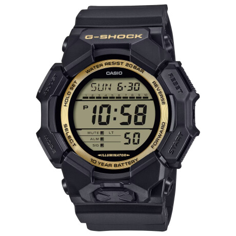 Reloj CASIO G-SHOCK GD010GB-1A9DR Resina Negro Esfera 52mm 0