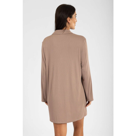Camisola ribb yummy liso ml Marron