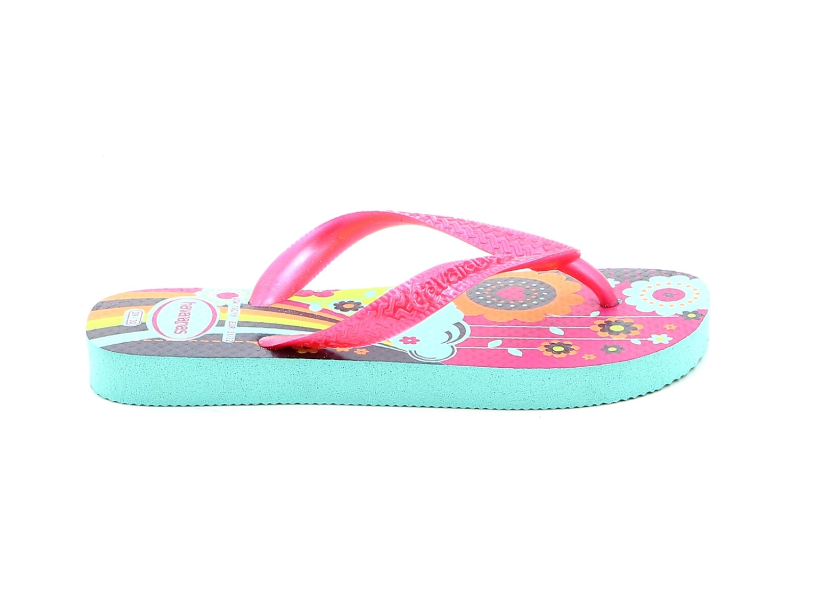 Havaianas Ojota Kids Flores En Planta - Rosado-combinado 