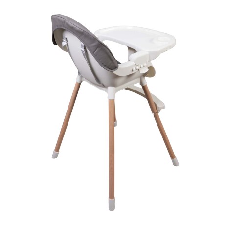 SILLA PARA COMER KIDS PLASTICO GRIS B811