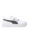 Championes Infantiles Puma Carina 3.0 Animal Blanco - Negro