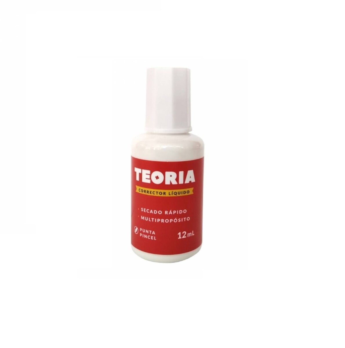 Corrector Líquido C/Pincel 12 Ml Teoría+ 