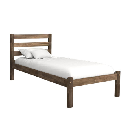 CAMA 1 PLAZA MADERA NATURAL-BEIGE SOFIA