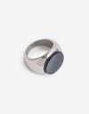 Anillos Medianos y Grandes Perlas Anillo Nácar. - Plateado Rodio