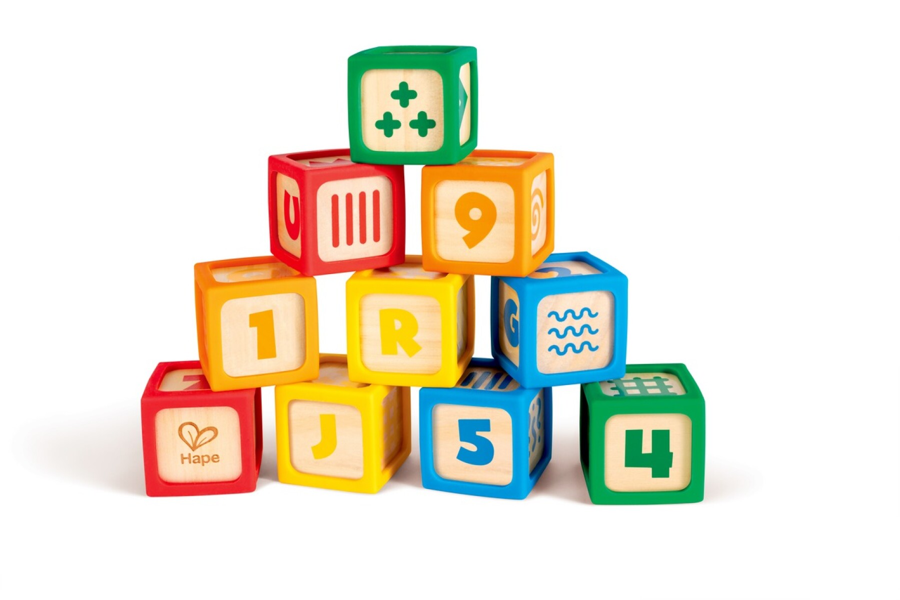 Set bloques madera y silicona estimulacion HAPE 