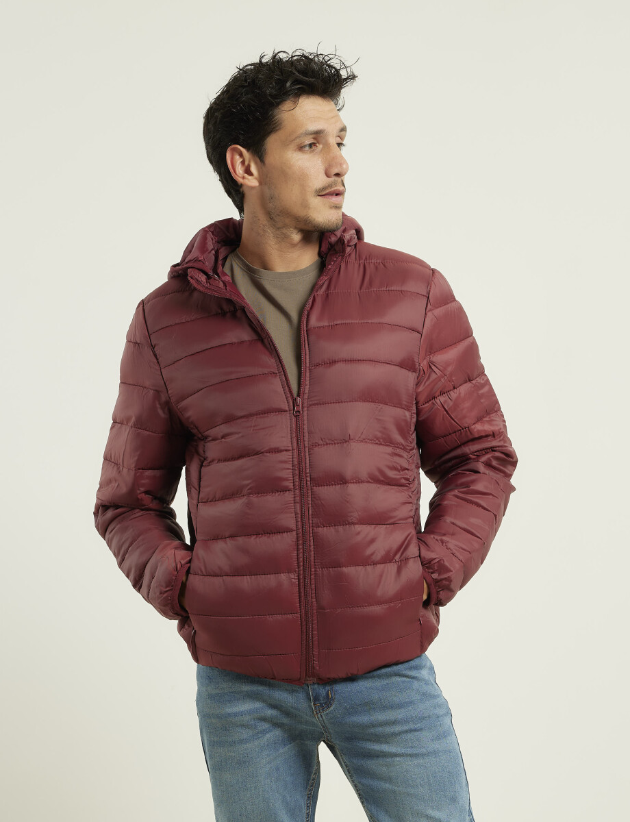 300211 CAMPERA HARRINGTON URBAN Bordo