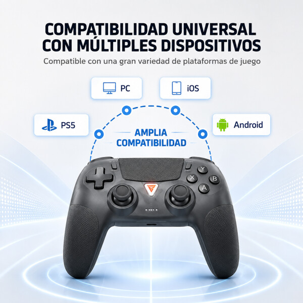 Joystick Inalámbrico Fantech Nova Wgp16d JOYSTICK WGP16D FANTECH PS5/PC/MAC NEGRO