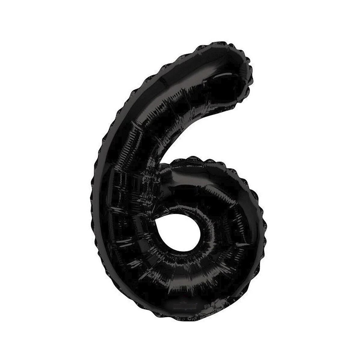 Globo Nº 6 Negro 75 cm 