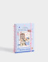 Anotadores Cuadernos y Memos Cuaderno A5 Anillado Y Stickers - Azul Celeste