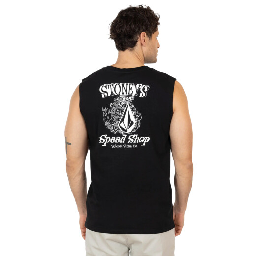 Musculosa Volcom Abg Speed Shop - Negro Musculosa Volcom Abg Speed Shop - Negro