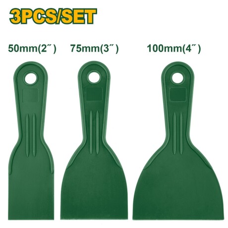 Set Espatulas Pásticas x3 50 75 100 Set Espatulas Pásticas x3 50 75 100
