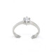 Anillo Solitario En Platino Y Brillante Anillo Solitario En Platino Y Brillante