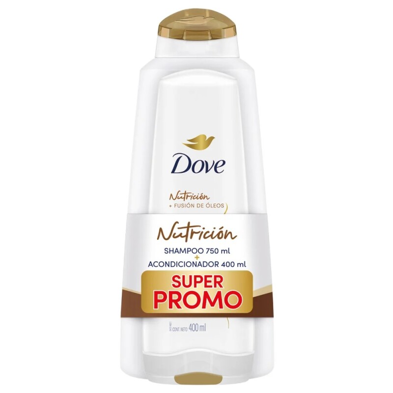 Shampoo Dove Oleo Nutrición 750 Ml. + Acondicionador 400 Ml. Shampoo Dove Oleo Nutrición 750 Ml. + Acondicionador 400 Ml.