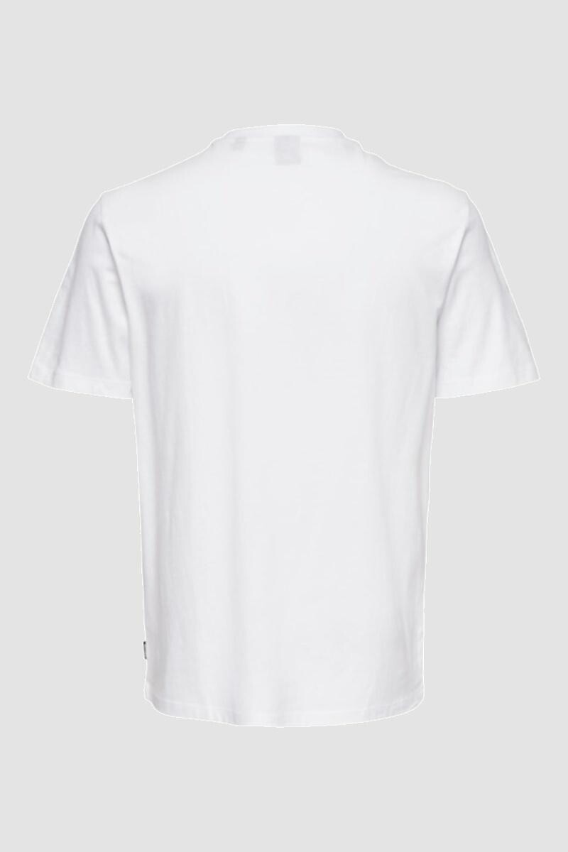 Camiseta Estampada Bright White