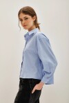 Camisa Marcel Stripes Celeste
