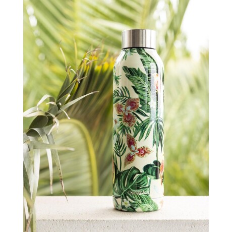 Botella térmica Quokka Solid 630ml JUNGLE FLORA